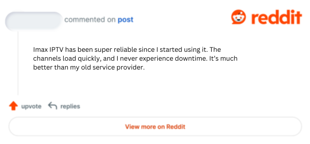 imax iptv reddit review
